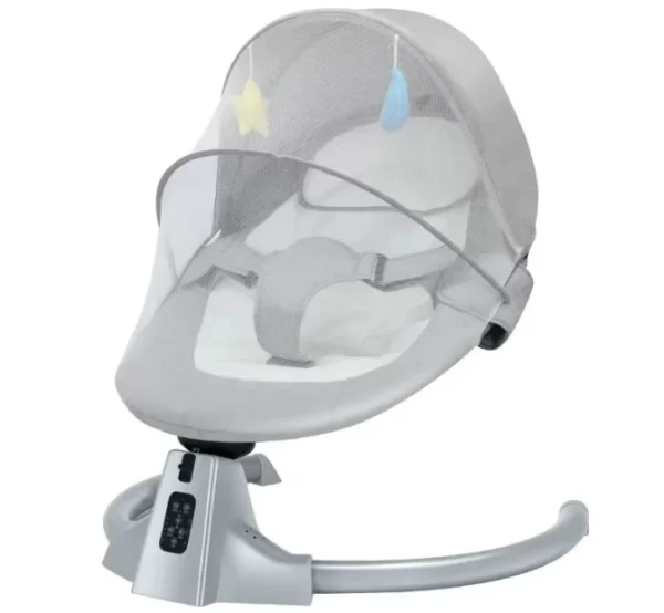 Deluxe Baby Electric Rocking Chair Smart Remote Control Built-in Music for Infants, Wholesale - 图片 2
