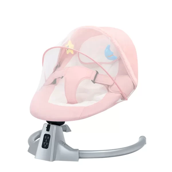 Deluxe Baby Electric Rocking Chair Smart Remote Control Built-in Music for Infants, Wholesale