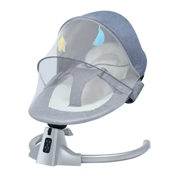 Deluxe Baby Electric Rocking Chair Smart Remote Control Built-in Music for Infants, Wholesale - 图片 3