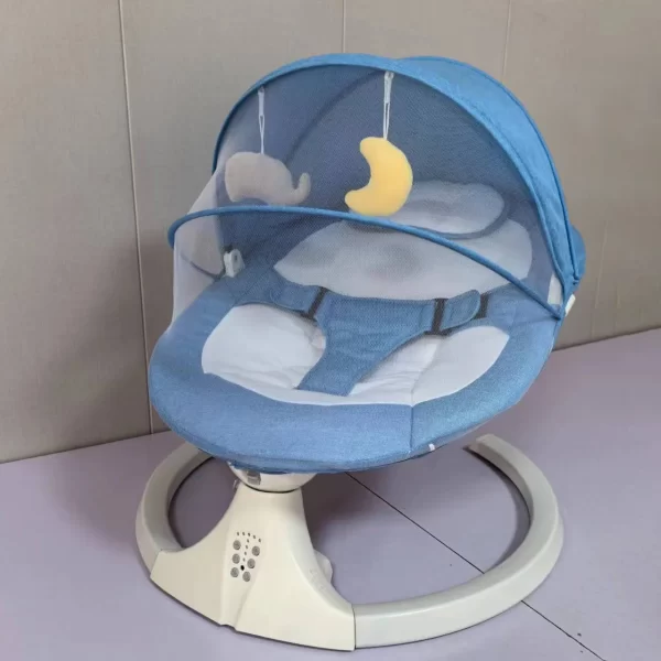 Premium Baby Electric Rocking Chair 5-Speed Swing with Music Remote Control, Wholesale