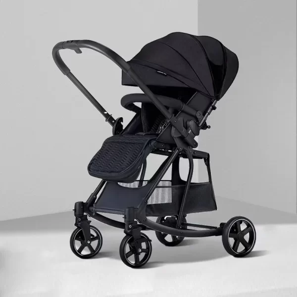 Foldable 2-in-1 Baby Stroller Convertible Rocking Horse Mode Reversible Handle for Distributor - 图片 6
