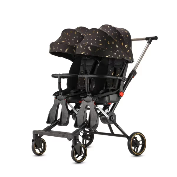 Lightweight Double Stroller Side by Side for Infant Toddler Twin Stroller for Distributor - 图片 3