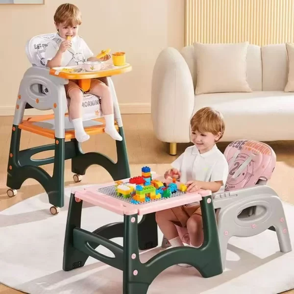 4 in 1 Baby High Chair for Babies and Toddlers Multifunctional Baby Dining Chair for Distributor