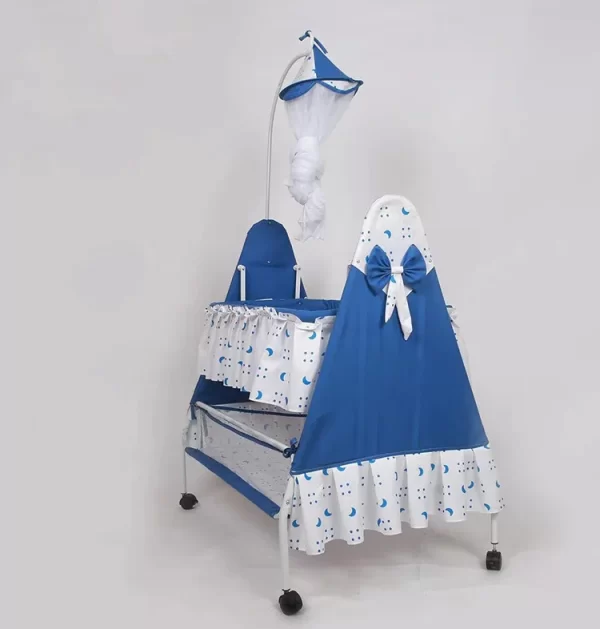 Baby Cradle Swing Foldable Baby Crib Cradle Infant Rocking Bed Adjustable, Wholesale - 图片 2