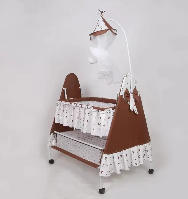 Baby Cradle Swing Foldable Baby Crib Cradle Infant Rocking Bed Adjustable, Wholesale