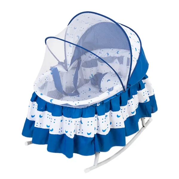 Baby Cradle Swing Foldable Infant Rocking Bed Baby Cradle Crib for Newborn, Wholesale - 图片 2