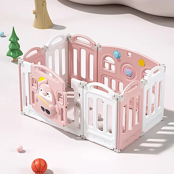 Kids Play Yard Indoor Plastic Safety Gate Fences for Children Baby Playpen, Wholesale