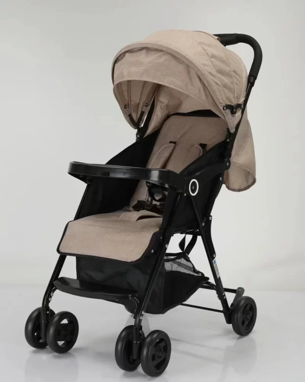 Single Hand Foldable Baby Stroller Adjustable Folding Pram for Toddlers Lightweight, Wholesale