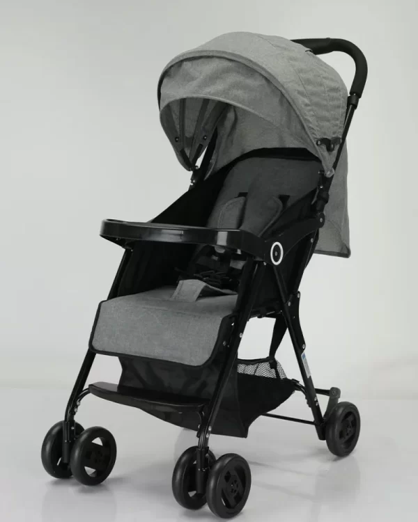 Single Hand Foldable Baby Stroller Adjustable Folding Pram for Toddlers Lightweight, Wholesale - 图片 3