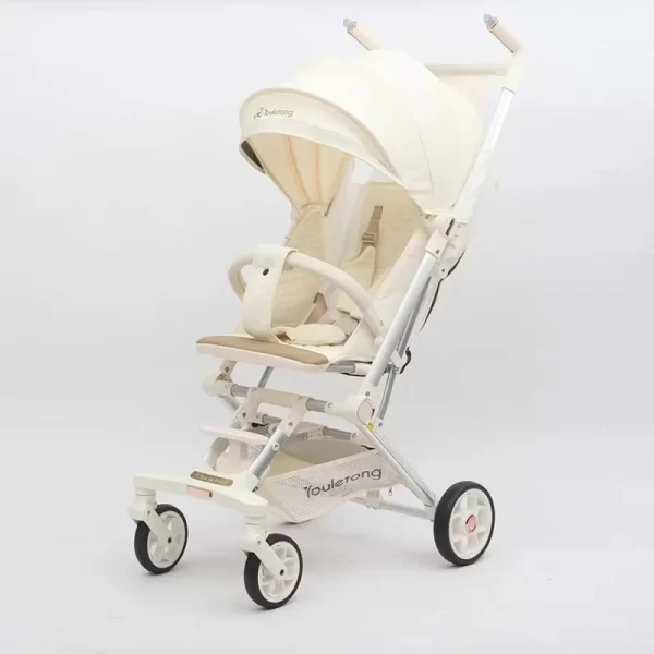 One-Second Fold Baby Stroller Dual Handlebar Aluminum Frame for Distributor - 图片 3