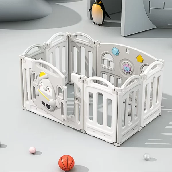 Kids Play Yard Indoor Plastic Safety Gate Fences for Children Baby Playpen, Wholesale - 图片 2