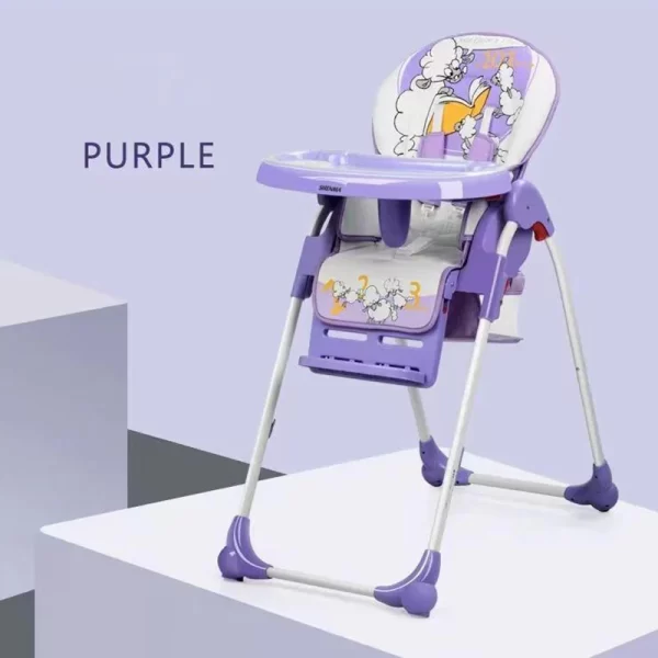 High Chairs for Babies and Toddlers Infant High Chair Lightweight Portable Baby Dining Chair for Distributor - 图片 2