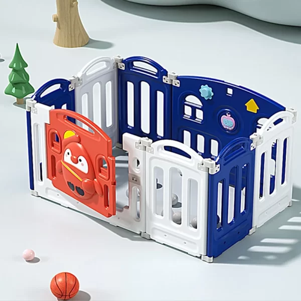 Kids Play Yard Indoor Plastic Safety Gate Fences for Children Baby Playpen, Wholesale - 图片 4