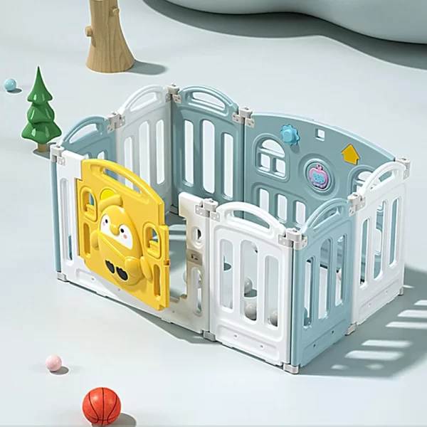 Kids Play Yard Indoor Plastic Safety Gate Fences for Children Baby Playpen, Wholesale - 图片 3