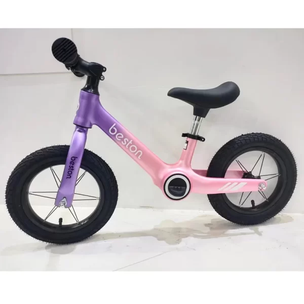 12" Kids Balance Bike with Adjustable Seat, Magnesium Alloy Frame and Shock Absorption, Wholesale
