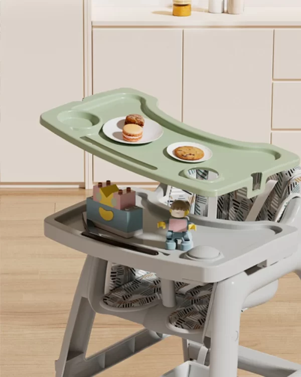 Smart Baby High Chair with LED Musical Tray for Toddlers Children Dining Chair for Distributor - 图片 5