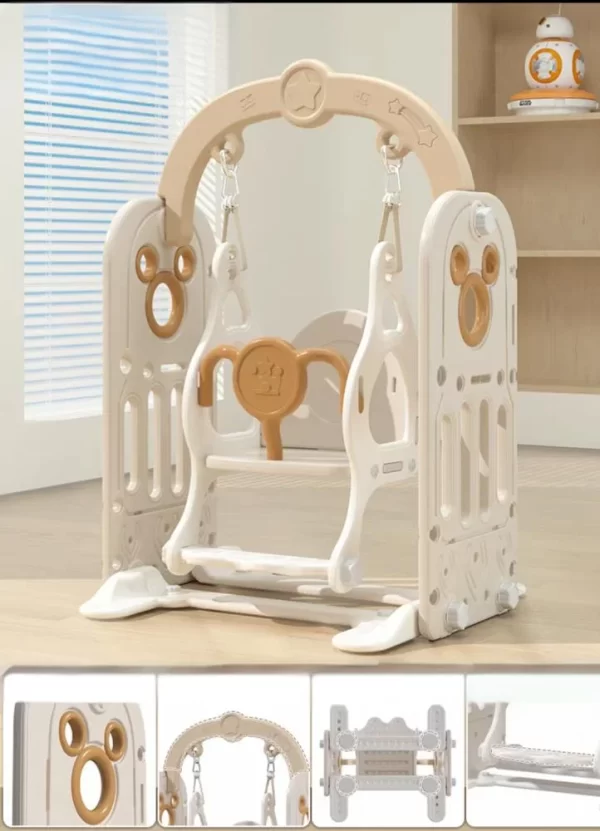 Toddler Swing Set for Indoor/Outdoor Backyard Playset Adjustable for Kids