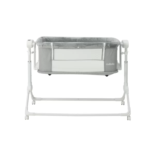Smart Bluetooth Baby Bassinet with Mosquito Canopy & Music Baby Rocking Bed - 图片 6