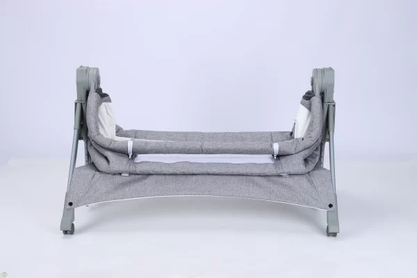 Portable Baby Bassinet – Foldable, Adjustable Height, Silent Wheels, 2-in-1 Rocking & Bedside Crib, Wholesale - 图片 3