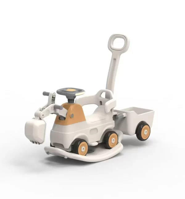 4-in-1 Multi-Function Kids Ride-On Toy Car - Excavator, Rocking Horse, Toy Dumper Truck, Sliding Car - 图片 6