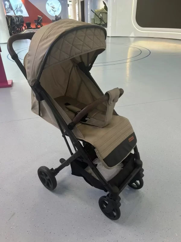 Baby Stroller with Oversized Wheels Leather Handle Covers Toddler Stroller, Wholesale - 图片 3