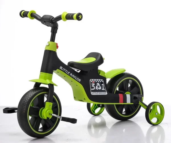 4-in-1 Multi-Functional Kids Tricycle Convertible Push Bike, Pedal Trike, Scooter & Balance Bike with Adjustable Handlebars for Distributor - 图片 2