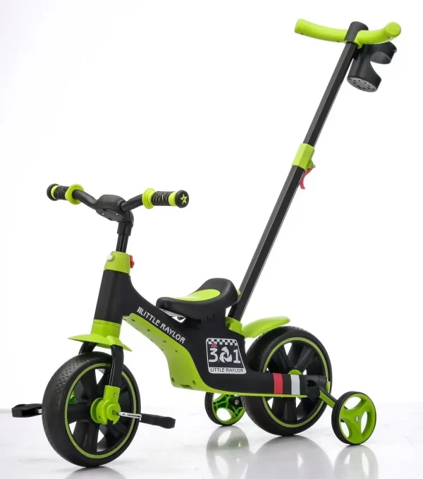 4-in-1 Multi-Functional Kids Tricycle Convertible Push Bike, Pedal Trike, Scooter & Balance Bike with Adjustable Handlebars for Distributor - 图片 3