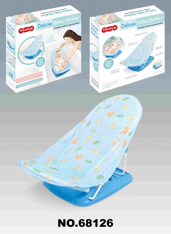 Baby Bath Seat, Adjustable 3-Position Recline for Growing Babies Baby Bath Support Sling, Wholesale - 图片 2