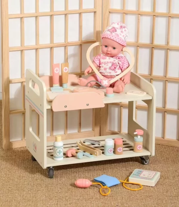 Hospital Pretend Play Set Game Educational Pretend Doctor Gift Toys for Kids Girls - 图片 2