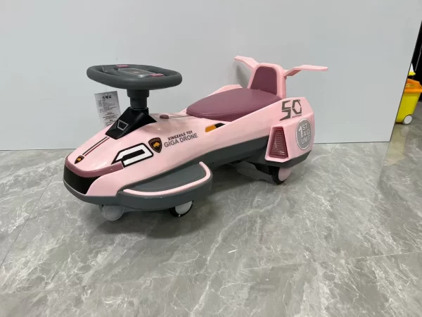 Swing Car Wiggle Car for Kids Uses Twist Turn Wiggle Movement to Steer Ride-on Toy for Boys Girls