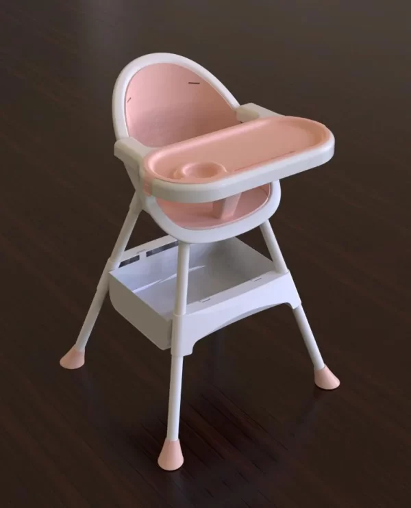 Portable Baby Highchair for Months Infants and Toddlers Comfortable Seat Booster Feeding Chairs - 图片 3