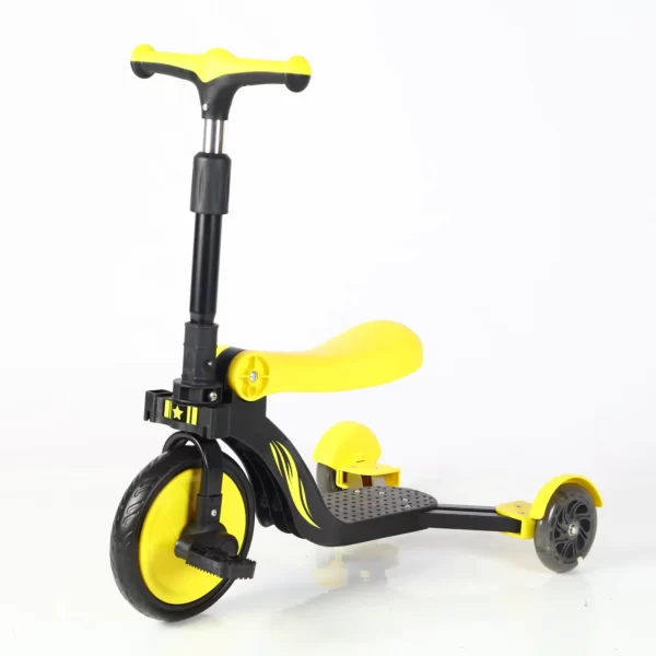 5-in-1 Multi-Function Kids Scooter Converts Between 5 Modes 3 Height Adjustments - 图片 4