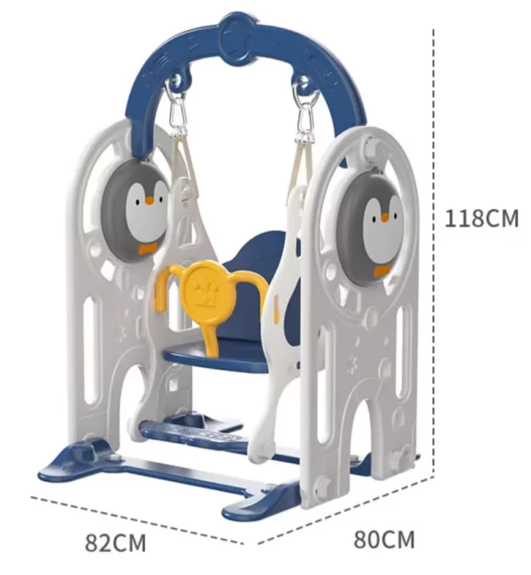 Toddler Swing Set for Indoor/Outdoor Backyard Playset Adjustable for Kids - 图片 5