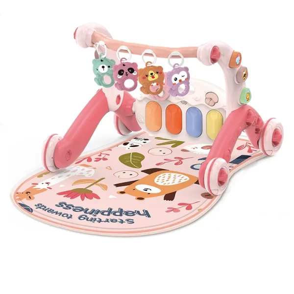 6 in 1 Multi-functional Baby Activity Gym Play Mat Toys for Newborn Infant with Play Piano & Lights for Distributor