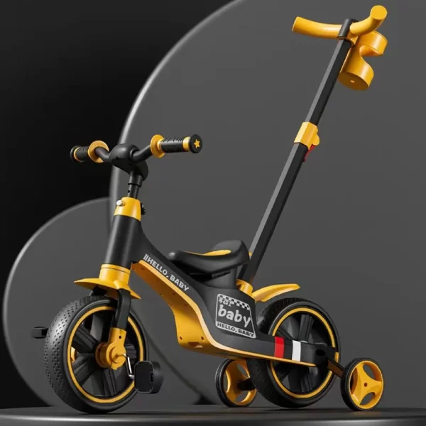 4-in-1 Multi-Functional Kids Tricycle Convertible Push Bike, Pedal Trike, Scooter & Balance Bike with Adjustable Handlebars for Distributor - 图片 8