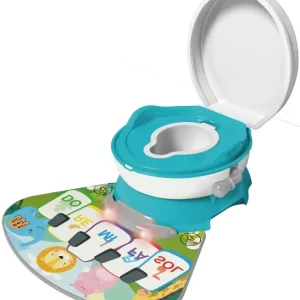 3-in-1 Musical Potty Training Toilet for Toddlers Interactive Sound & Light Mat, Detachable Bowl, Anti-Slip Design, Wholesale