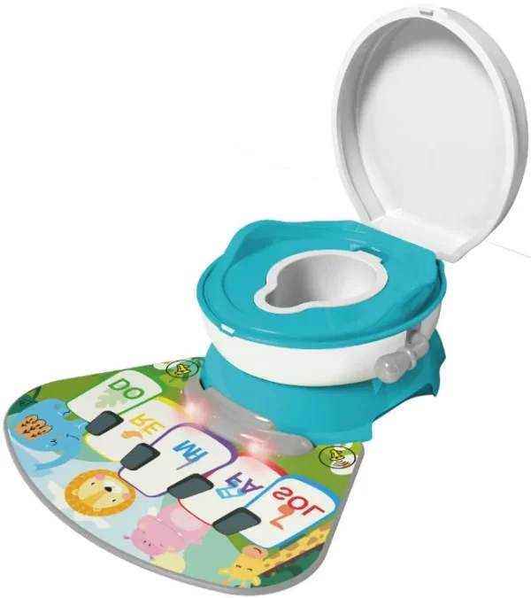 3-in-1 Musical Potty Training Toilet for Toddlers Interactive Sound & Light Mat, Detachable Bowl, Anti-Slip Design, Wholesale