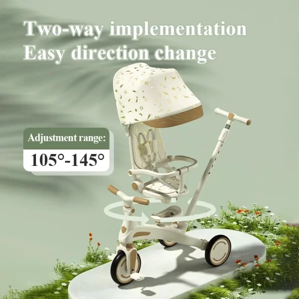 Multi-Functional Kids Tricycle, Toddler Bike With Push Handle, Wholesale - 图片 7