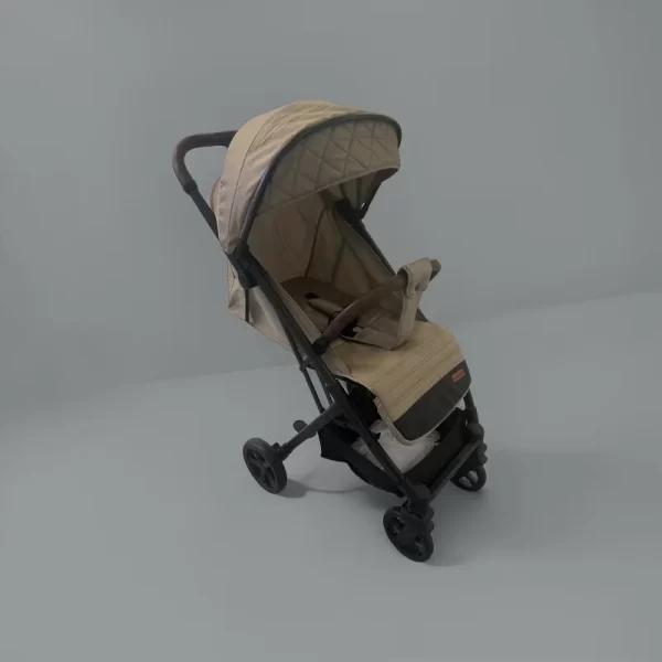 Baby Stroller with Oversized Wheels Leather Handle Covers Toddler Stroller, Wholesale - 图片 2