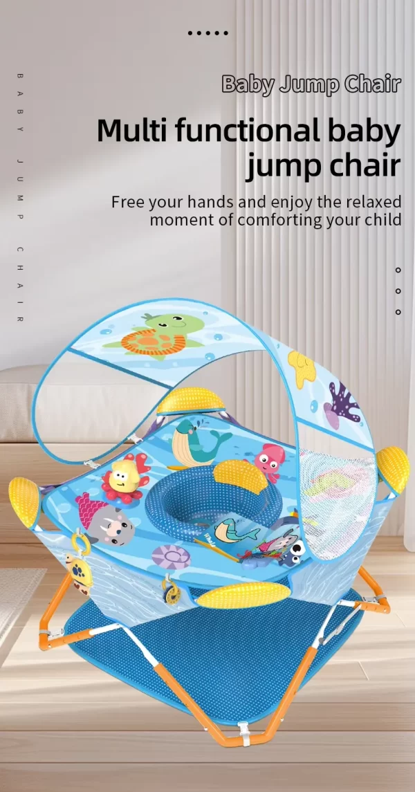 Baby Jump Chair Portable Baby Activity Center Height Adjustable, Indoor Outdoor Use, Light Weight, Wholesale - 图片 5