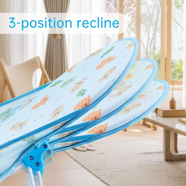 Baby Bath Seat, Adjustable 3-Position Recline for Growing Babies Baby Bath Support Sling, Wholesale - 图片 3