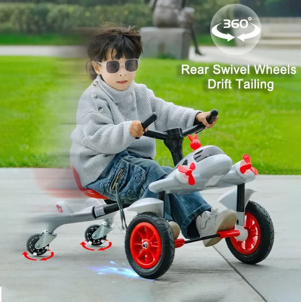 Kids Tricycle with Music, Light and Mini Fan, Wholesale - 图片 3
