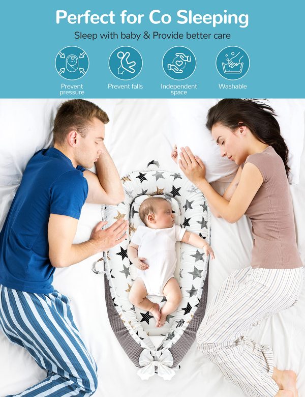 Cute Theme Double-Sided Baby Lounger for Newborn, Soft Breathable, Wholesale - 图片 5