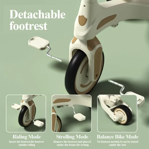Multi-Functional Kids Tricycle, Toddler Bike With Push Handle, Wholesale - 图片 4