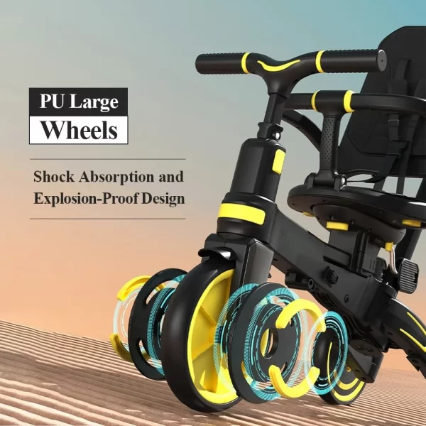 High-Quality Multi-Functional Kids Tricycle, Toddler Bike With Push Handle, Wholesale - 图片 5