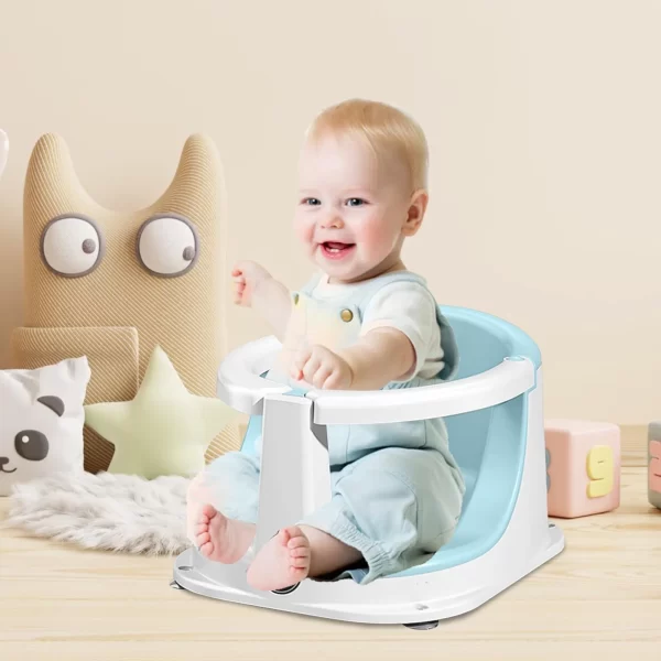 Portable Baby Bath Seat Shower Chair Bathtub Support for Baby Easy Clean Anti Slip, Wholesale - 图片 2