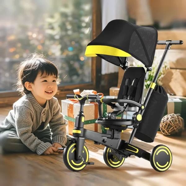 High-Quality Multi-Functional Kids Tricycle, Toddler Bike With Push Handle, Wholesale - 图片 7