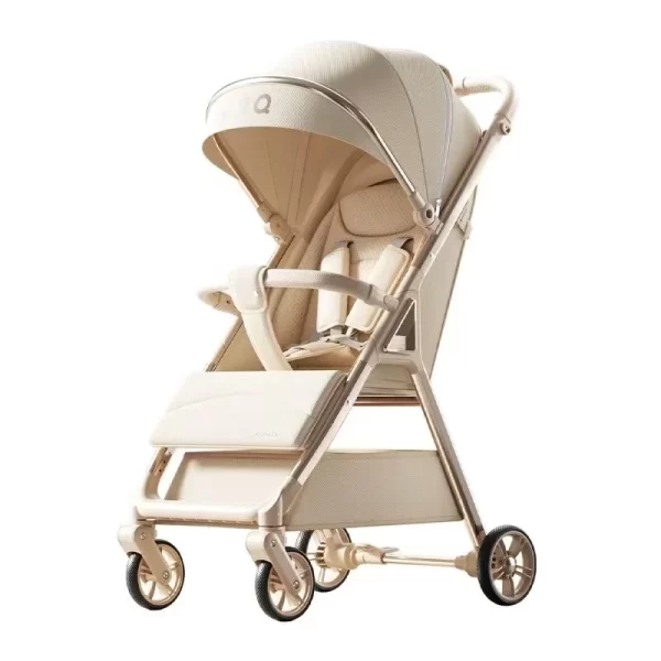 One-Second Fold Baby Stroller Adjustable Baby Pram Reinforced Aluminum Frame, Wholesale - 图片 2
