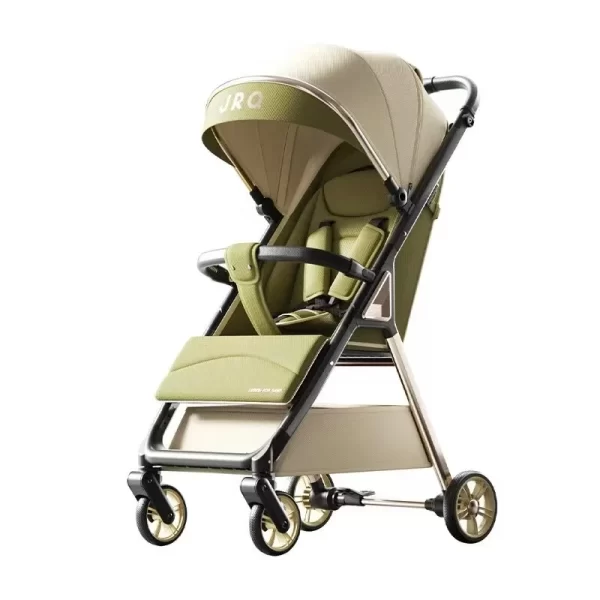 One-Second Fold Baby Stroller Adjustable Baby Pram Reinforced Aluminum Frame, Wholesale - 图片 5