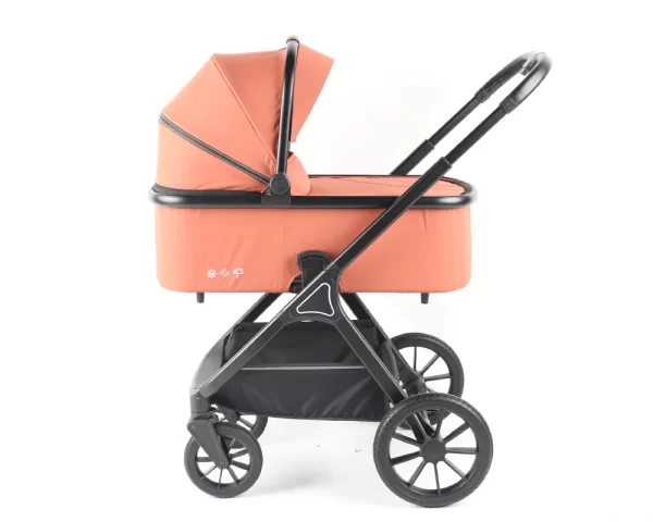 3 in 1 Baby Stroller High Landscape Infant Stroller with Reversible Bassinet Adjustable Backrest & Canopy, Wholesale - 图片 2